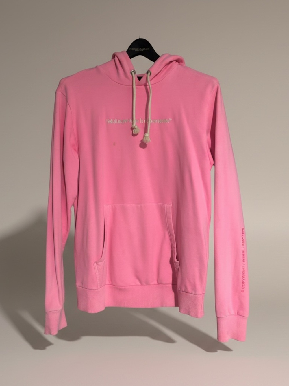 Diesel Pink Hooded Pullover Sweatshirt